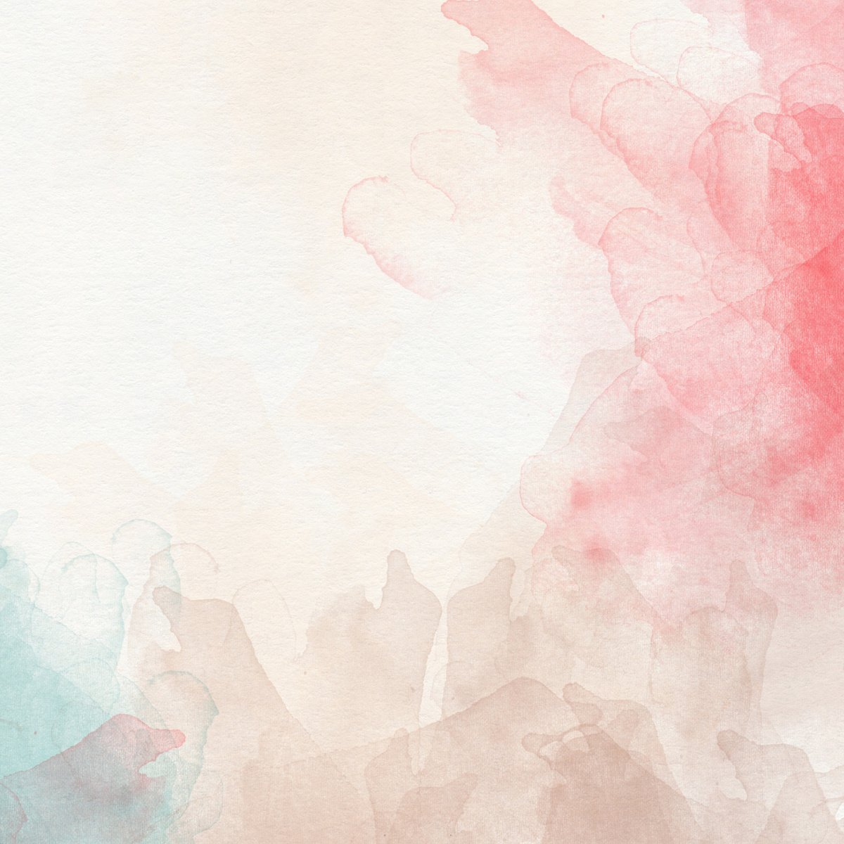 Soft Pink Watercolor Background